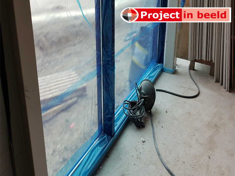 PrimaCover Glass - bescherming van glas tegen betonsluier - betonvloer storten